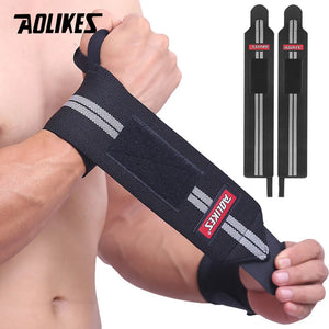 Elevate Your Performance with AOLIKES Adjustable Wrist Support - Perfect for Weightlifting, Crossfit, and More!