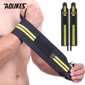 Elevate Your Performance with AOLIKES Adjustable Wrist Support - Perfect for Weightlifting, Crossfit, and More!