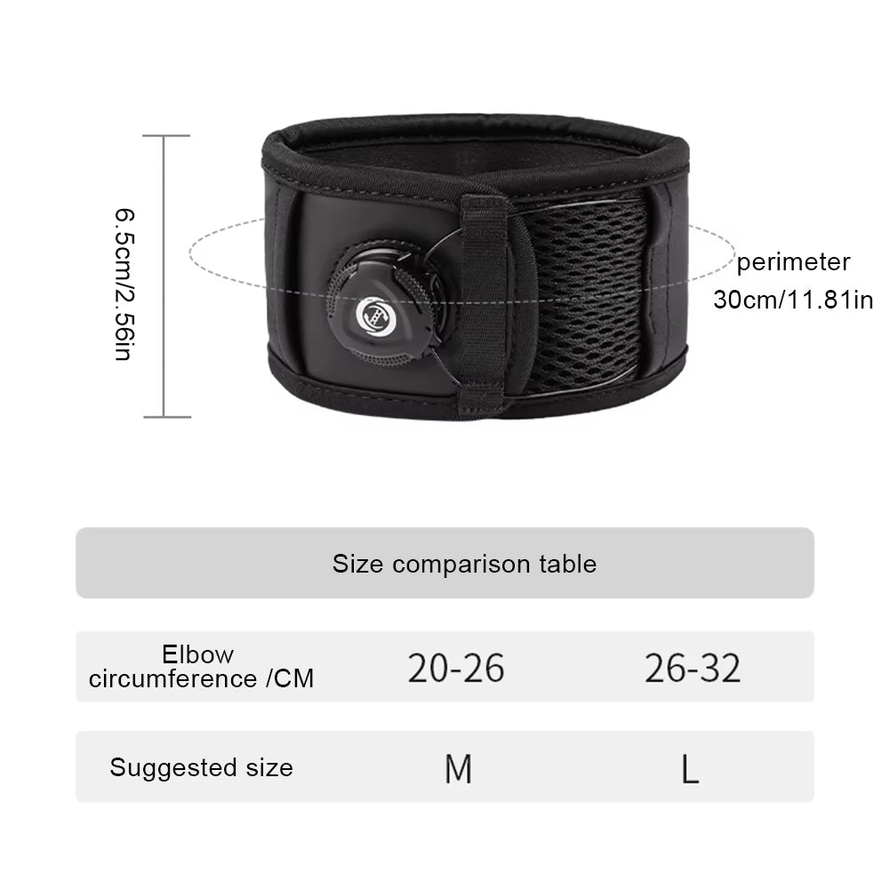 Premium Adjustable Elbow Brace for Tennis and Golf - Breathable Arm Support with Non-Slip Design