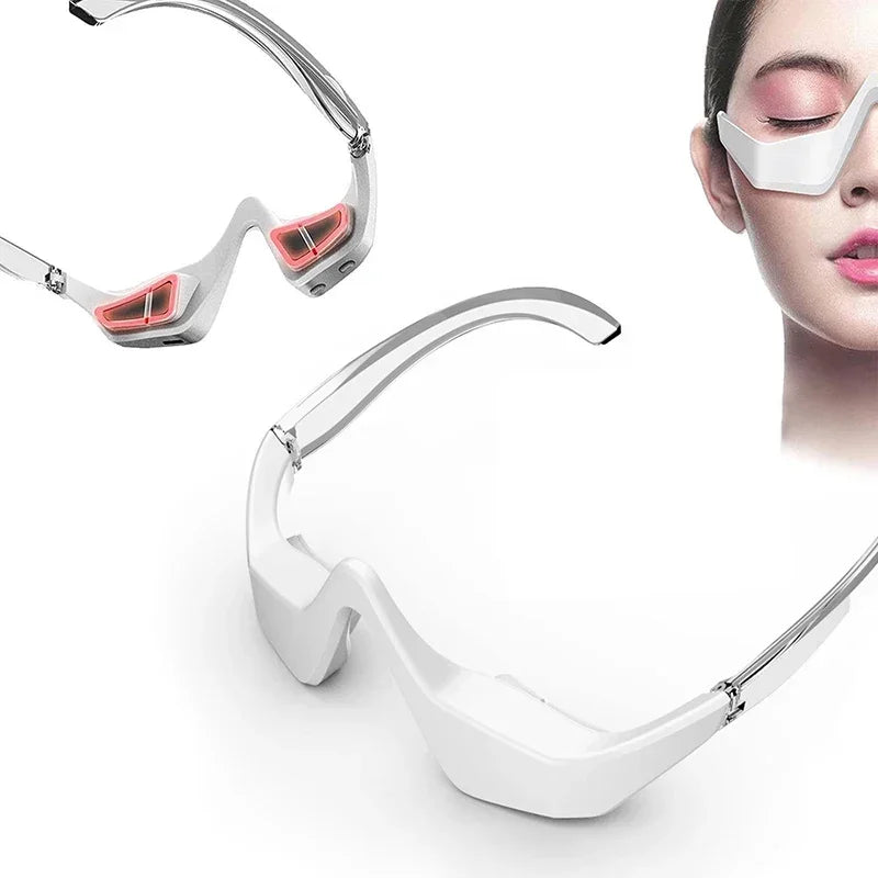 Rejuvenate Your Eyes with the 3D Red Light EMS Eye Massager - Say Goodbye to Dark Circles, Puffiness, and Wrinkles!