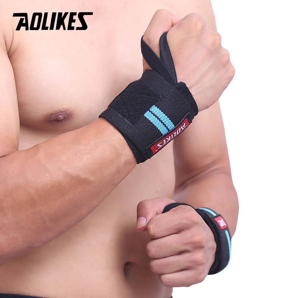Elevate Your Performance with AOLIKES Adjustable Wrist Support - Perfect for Weightlifting, Crossfit, and More!