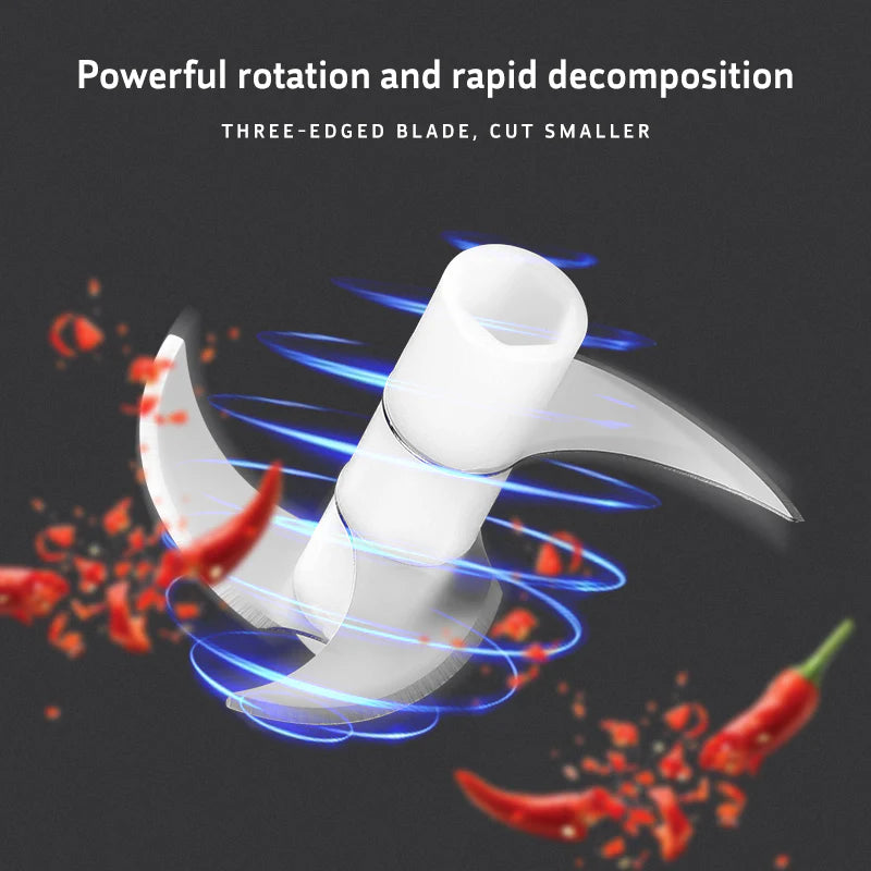 Revolutionize Your Cooking with the Compact Cordless Electric Garlic Press!