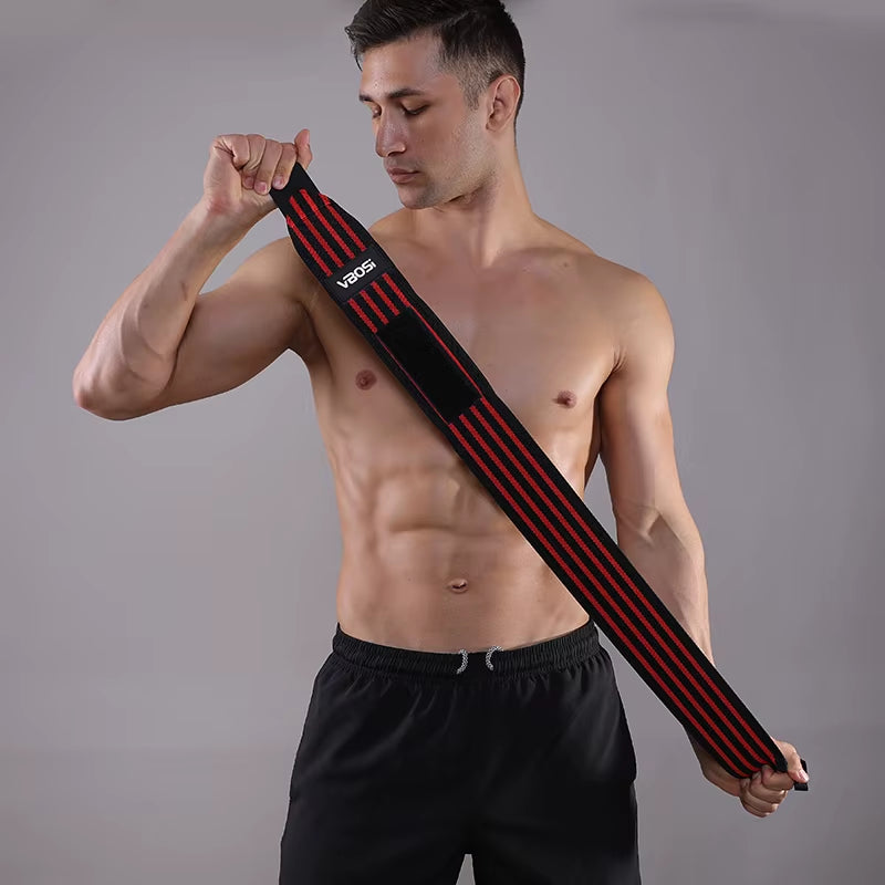 High Elastic Adjustable Wrist Support Wraps for Weightlifting and Basketball - Unisex Design