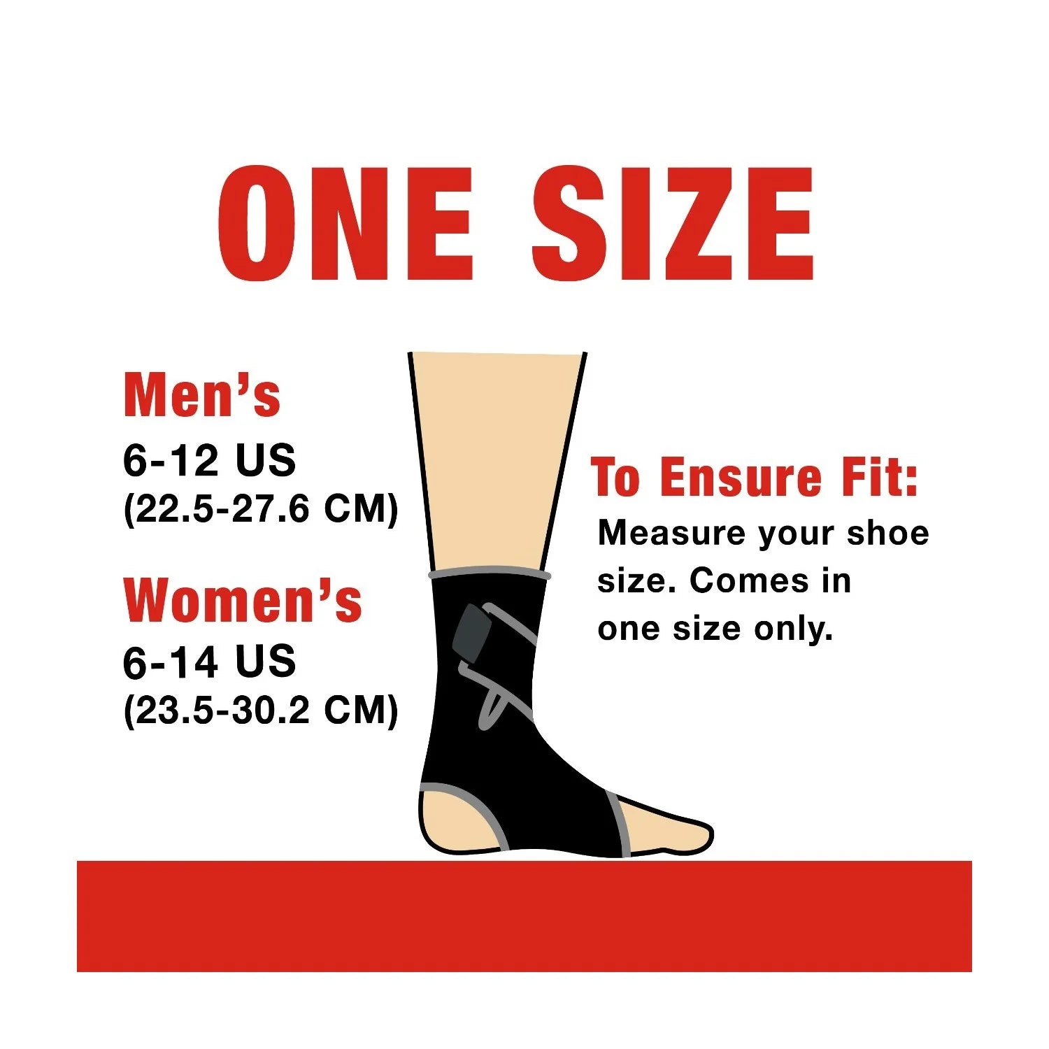 Neoprene Ankle Support, Adjustable, Breathable