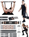 Ultimate Resistance Bands Bar System - 38" Heavy-Duty Home Gym Attachment for Full Body Workouts - Max Load 800Lbs - Perfect for Strength Training and Power Lifting