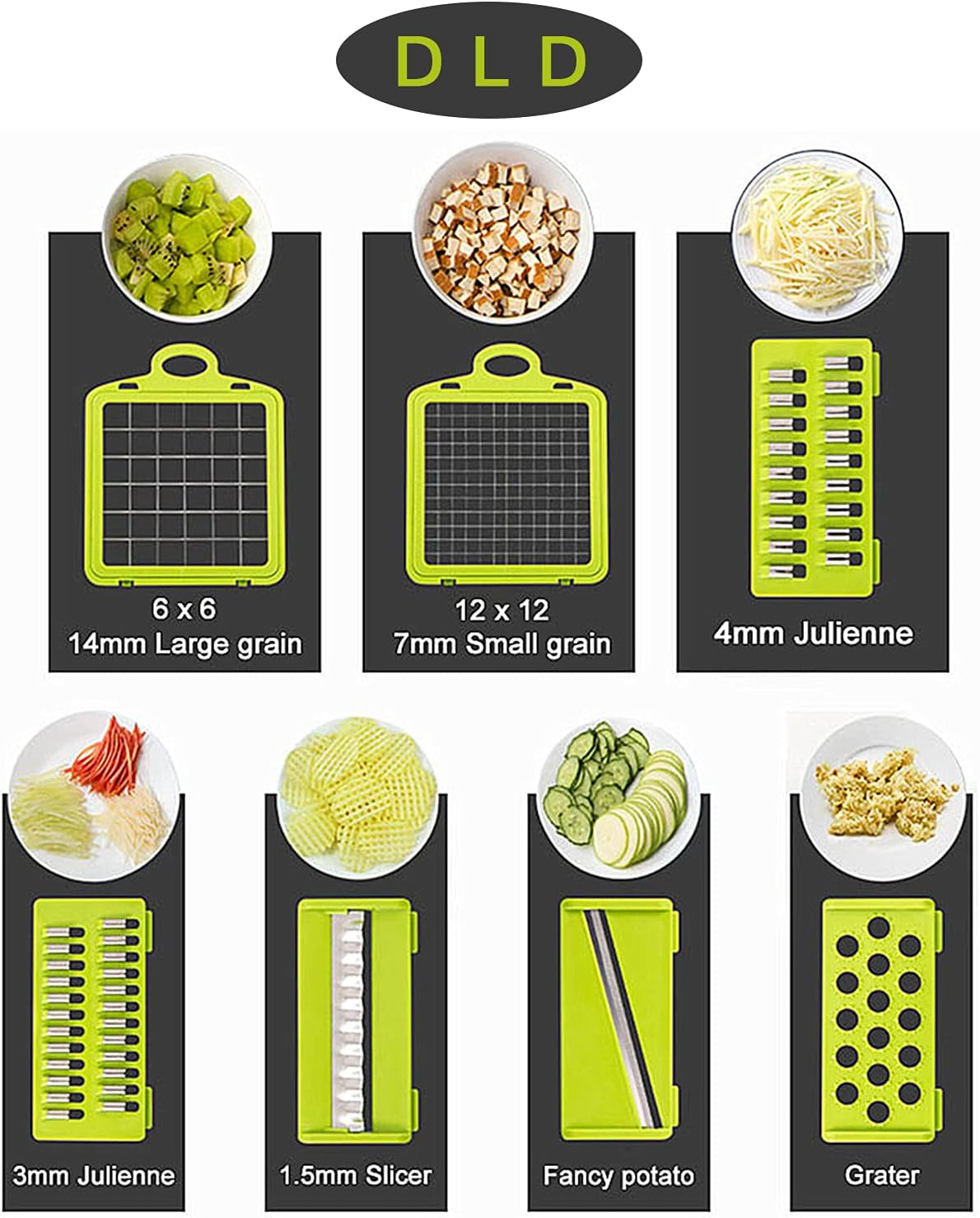 Revolutionize Your Cooking with the 11-in-1 Multi-Function Vegetable and Fruit Chopper – The Ultimate Kitchen Companion for Effortless Meal Prep!