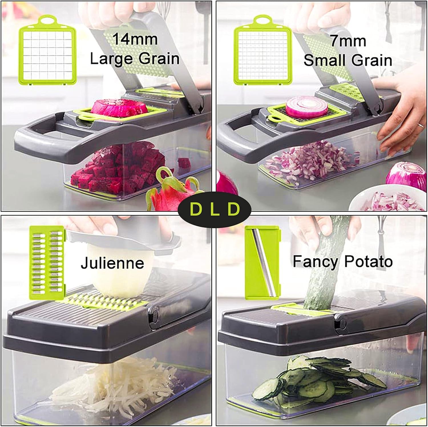 Revolutionize Your Cooking with the 11-in-1 Multi-Function Vegetable and Fruit Chopper – The Ultimate Kitchen Companion for Effortless Meal Prep!