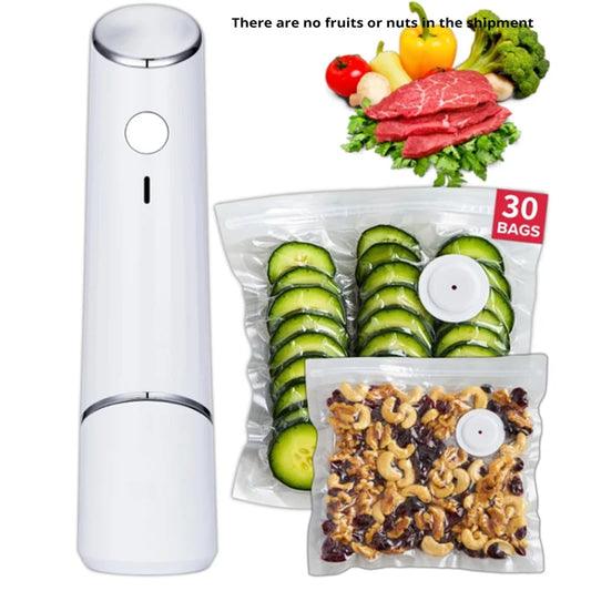 M14K-1SET Compact Vacuum Sealer for Food: Seal Meal Saver, Portable Food Sealer, Powerful Handheld Vacuum Sealer Machine