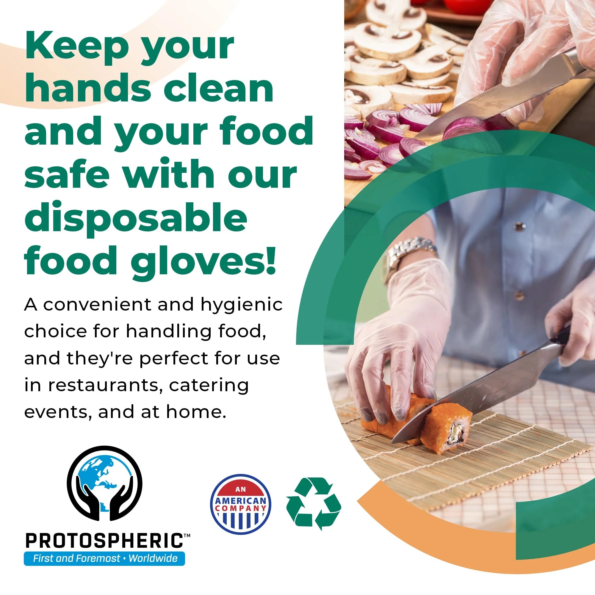 Premium Clear Disposable Gloves for Food Preparation - Ultra Tear Resistant, Latex Free, and Eco-Friendly