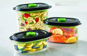 Ultimate Freshness & Flavor: 3, 5, and 8-Cup FoodSaver Preserve & Marinate Container Set