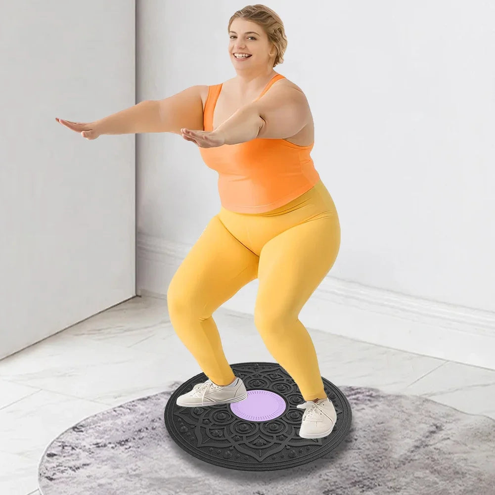 Wobble Balance Board - Non-Slip Yoga Swing Balance Trainer for Comprehensive Full Body Workouts