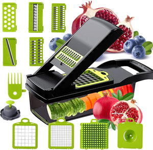 Revolutionize Your Cooking with the 11-in-1 Multi-Function Vegetable and Fruit Chopper – The Ultimate Kitchen Companion for Effortless Meal Prep!