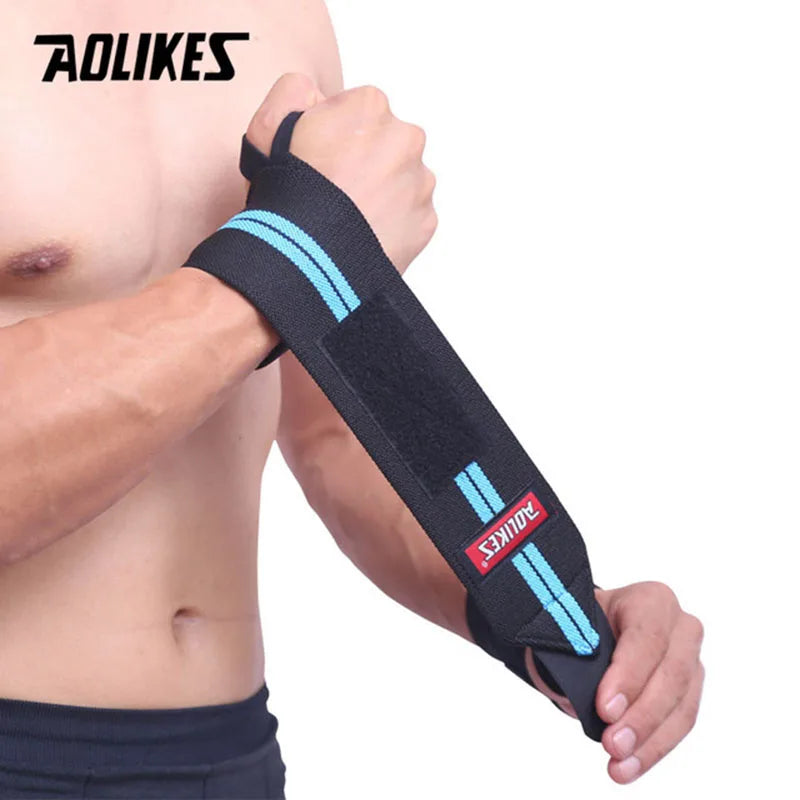 Elevate Your Performance with AOLIKES Adjustable Wrist Support - Perfect for Weightlifting, Crossfit, and More!