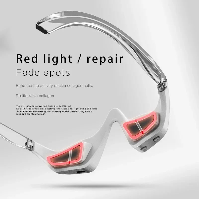 Rejuvenate Your Eyes with the 3D Red Light EMS Eye Massager - Say Goodbye to Dark Circles, Puffiness, and Wrinkles!