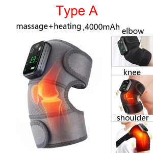 Recharge and Revitalize with the 3-in-1 Electric Heated Vibration Knee Massager for Instant Pain Relief