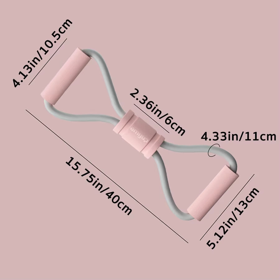 Transform Your Workout with the Figure 8 Resistance Bands - Versatile Multi-Function Elastic Bands for Home Gym, Training, and Stretching