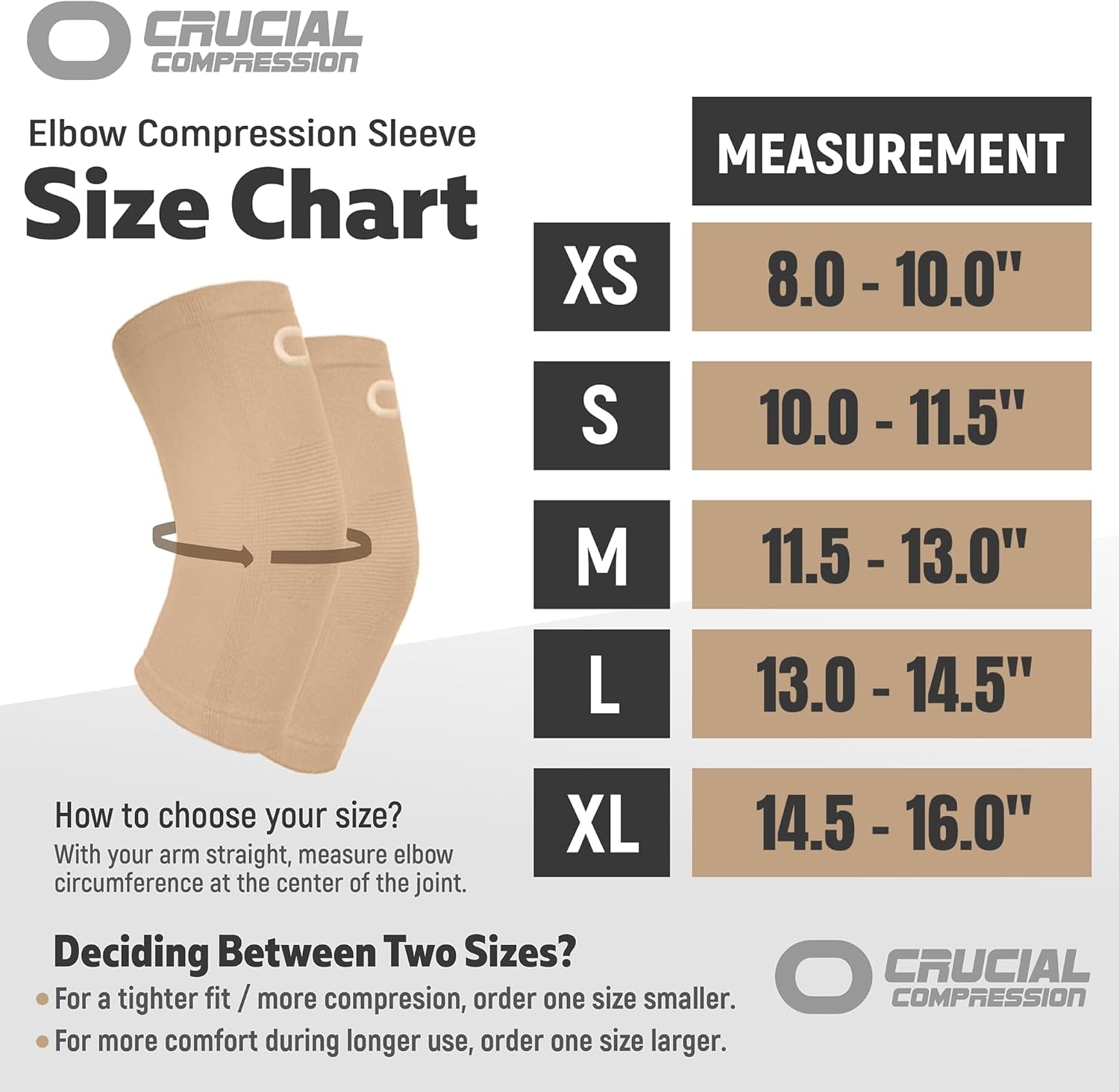 Elbow Compression Support Sleeves (1 Pair) - Advanced Relief for Tendonitis, Arthritis, and Sports Injuries