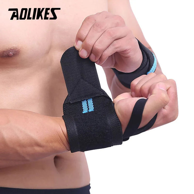 Elevate Your Performance with AOLIKES Adjustable Wrist Support - Perfect for Weightlifting, Crossfit, and More!