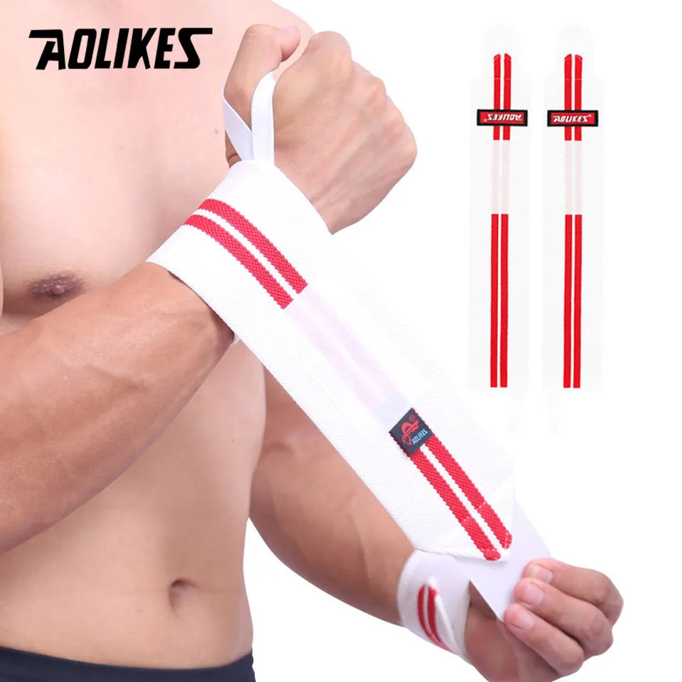 Elevate Your Performance with AOLIKES Adjustable Wrist Support - Perfect for Weightlifting, Crossfit, and More!