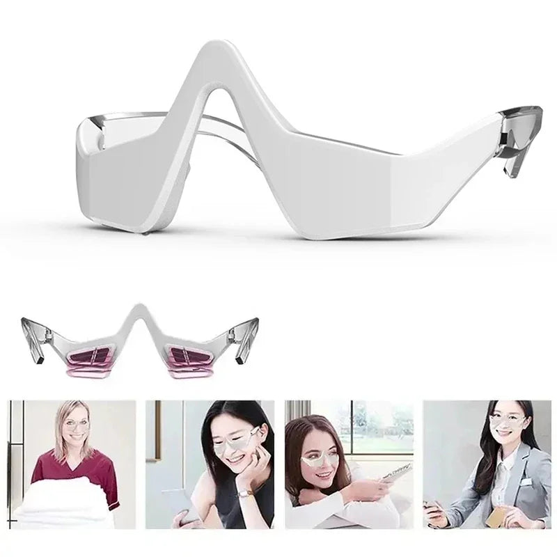Rejuvenate Your Eyes with the 3D Red Light EMS Eye Massager - Say Goodbye to Dark Circles, Puffiness, and Wrinkles!