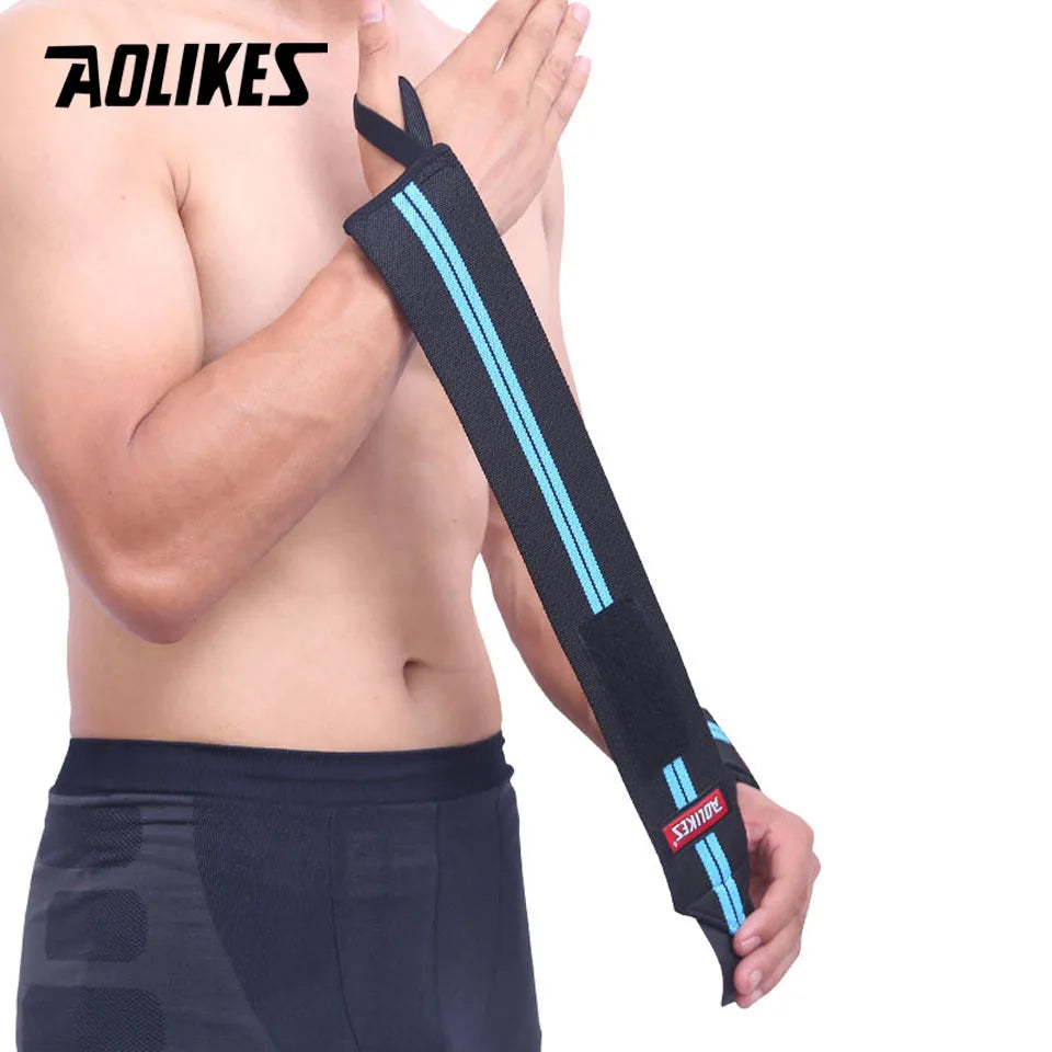 Elevate Your Performance with AOLIKES Adjustable Wrist Support - Perfect for Weightlifting, Crossfit, and More!