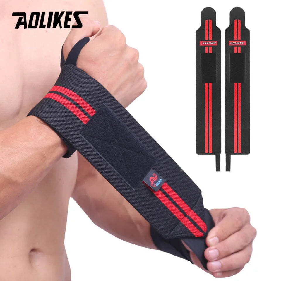 Elevate Your Performance with AOLIKES Adjustable Wrist Support - Perfect for Weightlifting, Crossfit, and More!
