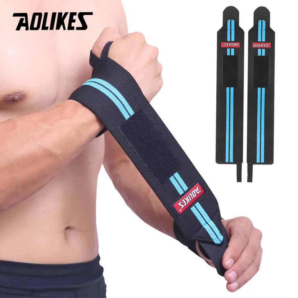 Elevate Your Performance with AOLIKES Adjustable Wrist Support - Perfect for Weightlifting, Crossfit, and More!